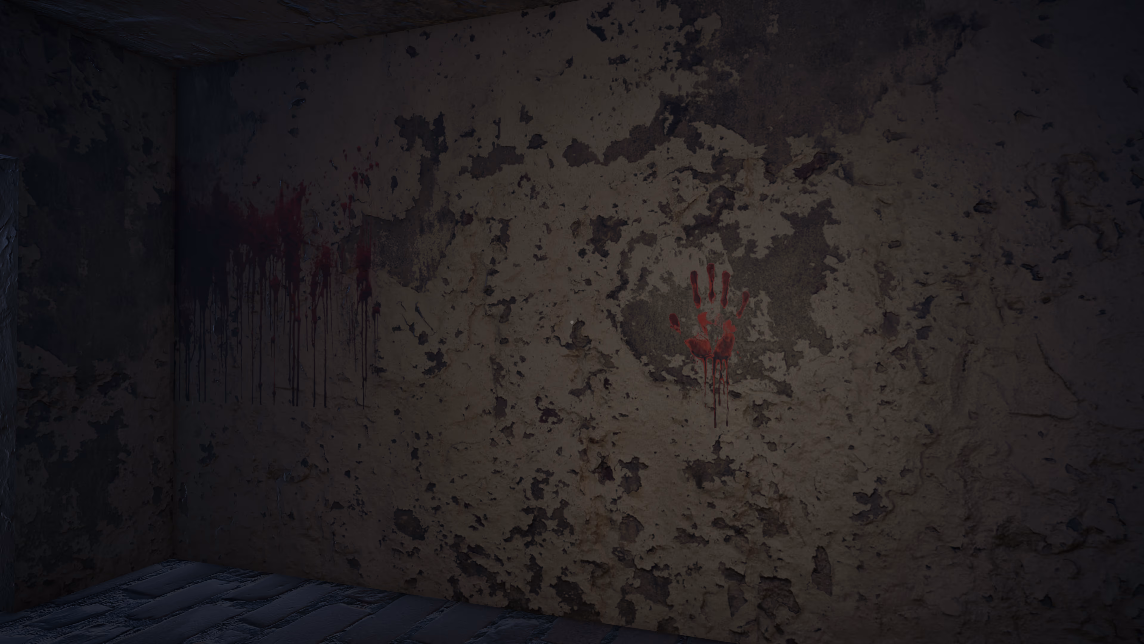Handprints on the wall
