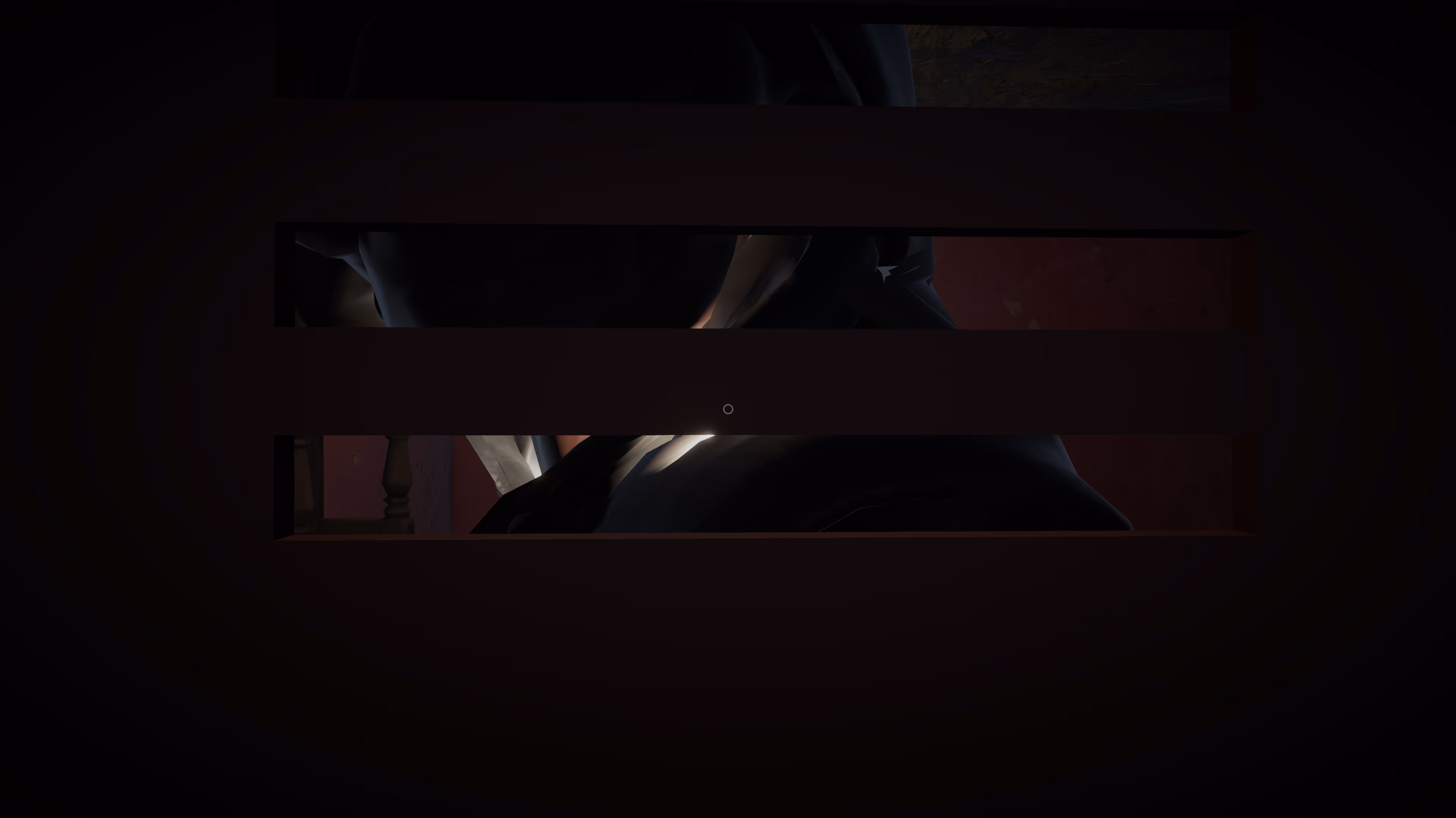 Hiding inside the almirah
